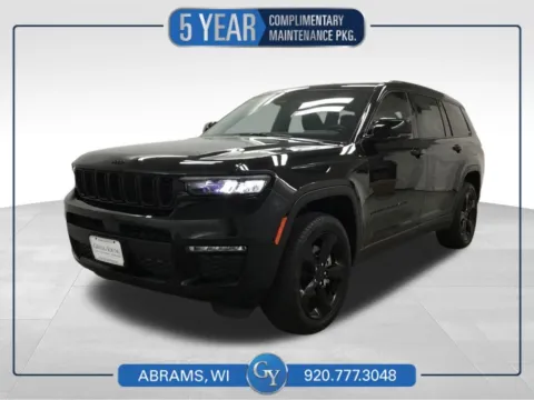 Black 2025 Jeep Grand Cherokee L Limited for sale in Abrams, WI