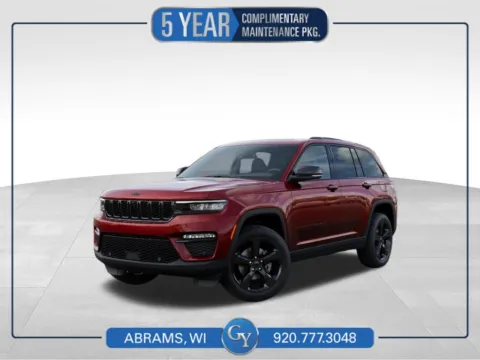 Red 2025 Jeep Grand Cherokee Limited for sale in Abrams, WI
