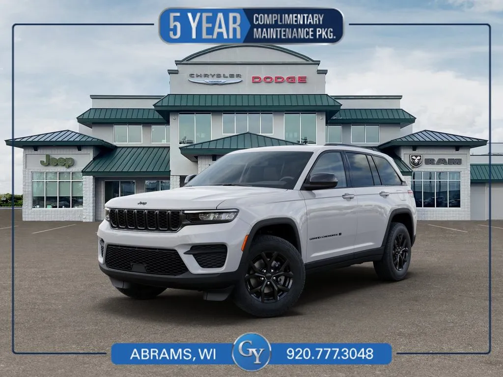 White 2025 Jeep Grand Cherokee Altitude X for sale in Abrams, WI