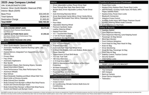 Photos of 2025 Jeep Compass Limited for sale in Abrams, WI at Gregg Young Abrams Chrysler Dodge Jeep Ram