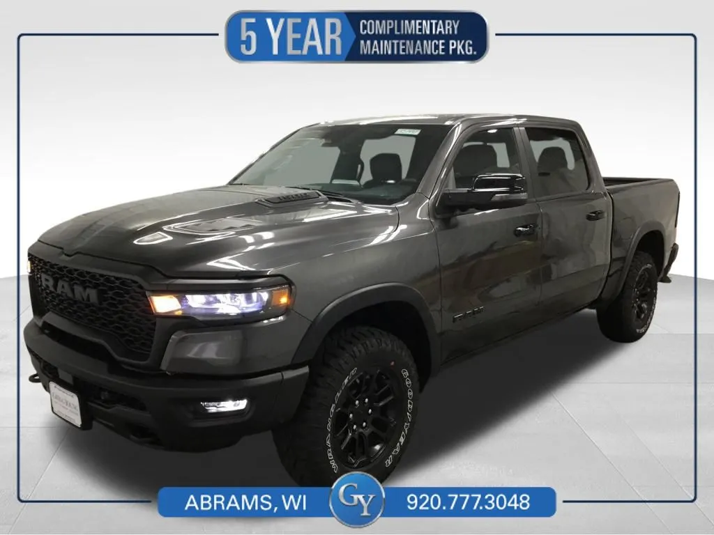 Gray 2026 Ram 1500 Rebel for sale in Abrams, WI