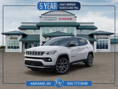 White 2026 Jeep Compass Limited for sale in Abrams, WI