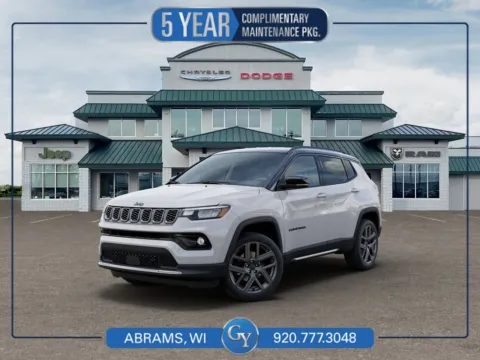 White 2026 Jeep Compass Limited for sale in Abrams, WI