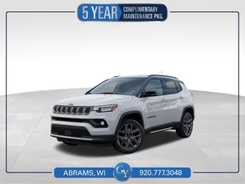 White 2026 Jeep Compass Limited for sale in Abrams, WI
