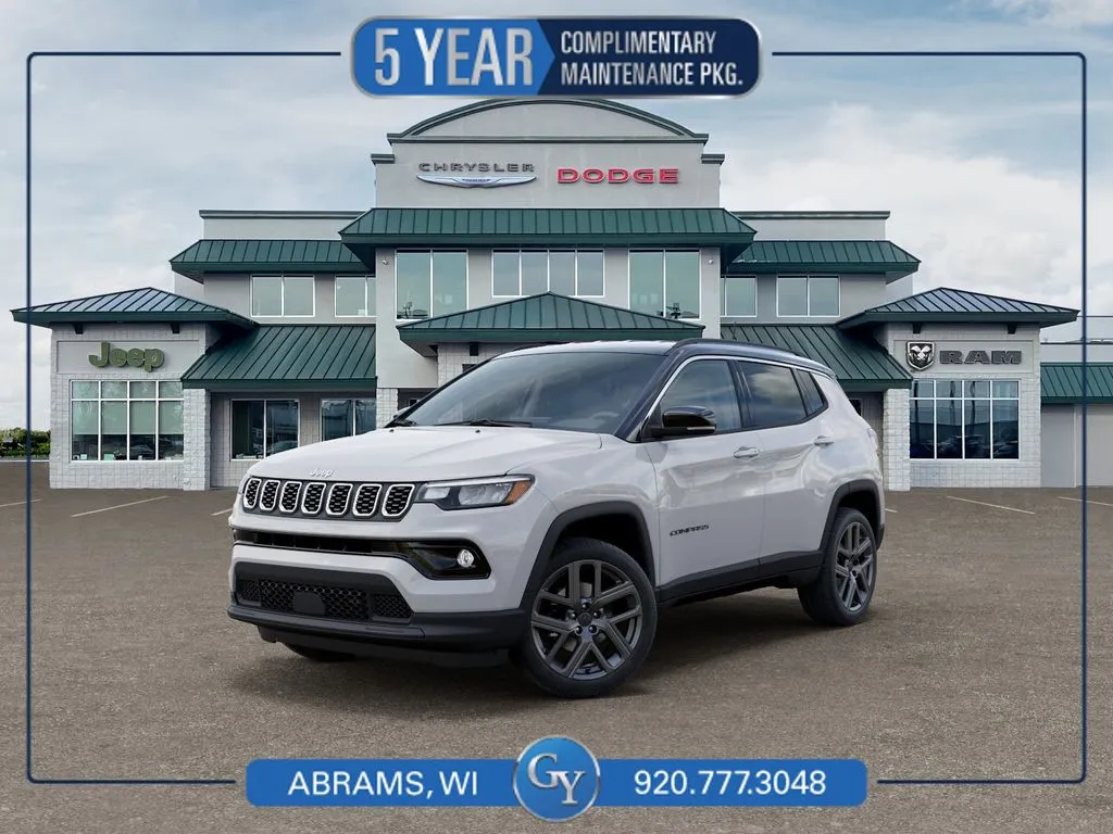 White 2026 Jeep Compass Limited for sale in Abrams, WI