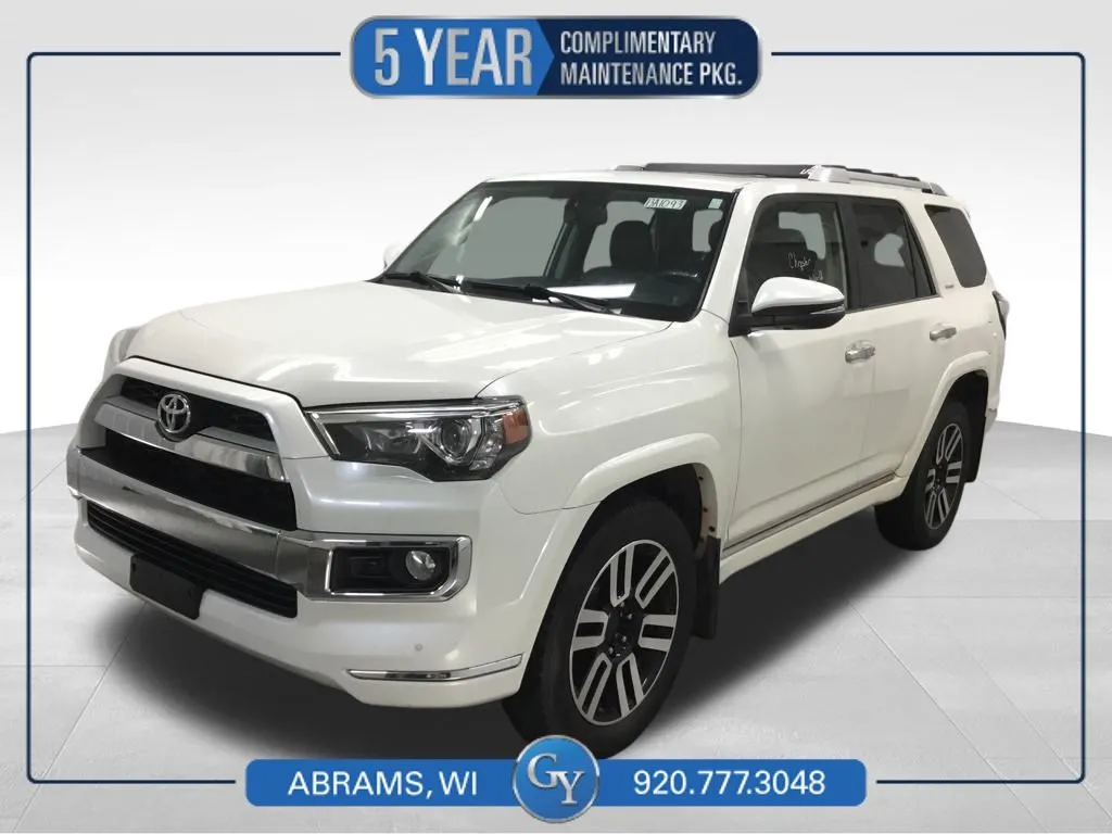 White 2018 Toyota 4Runner Limited for sale in Abrams, WI