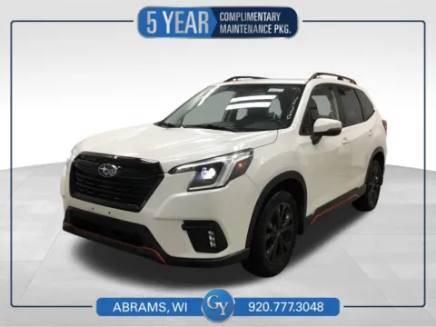 White 2023 Subaru Forester Sport for sale in Abrams, WI
