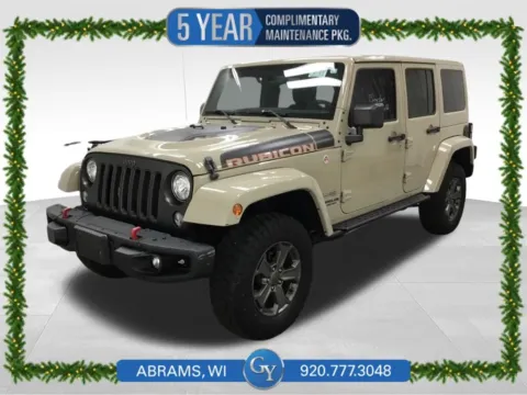 Beige 2017 Jeep Wrangler Unlimited Rubicon Recon for sale in Abrams, WI