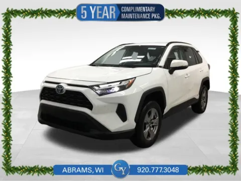White 2023 Toyota RAV4 Hybrid XLE for sale in Abrams, WI