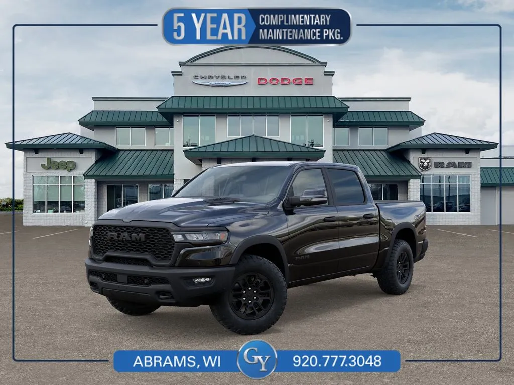 Black 2026 Ram 1500 Rebel for sale in Abrams, WI