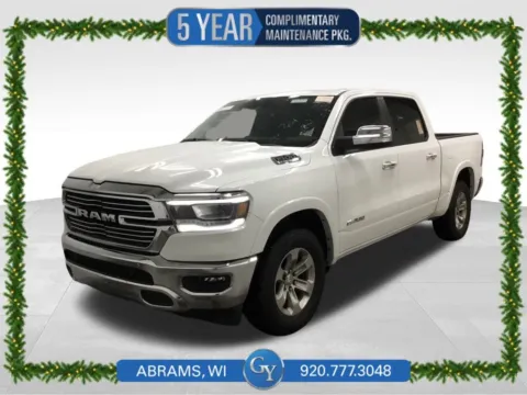 White 2021 Ram 1500 Laramie for sale in Abrams, WI