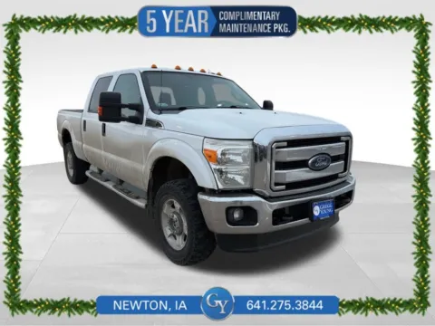 White 2015 Ford F-250SD XLT for sale in Newton, IA