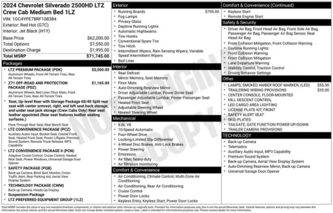 Photos of 2024 Chevrolet Silverado 2500HD LTZ for sale in Newton, IA at Gregg Young Cadillac of Newton