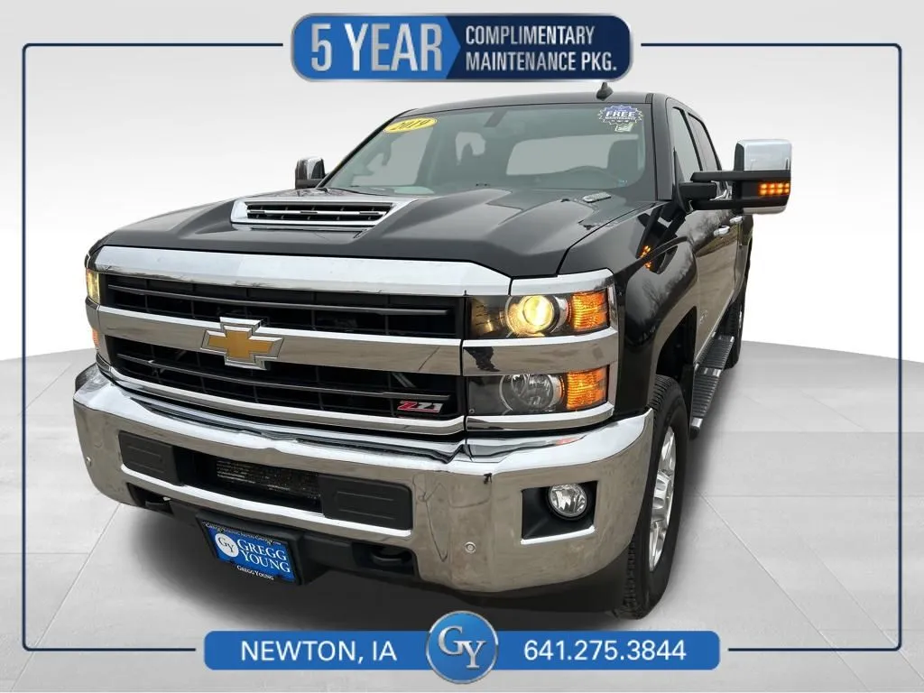 Black 2019 Chevrolet Silverado 2500HD LTZ for sale in Newton, IA