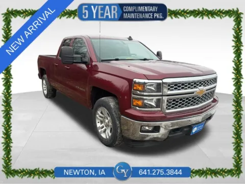 Red 2015 Chevrolet Silverado 1500 LT for sale in Newton, IA