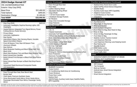 Photos of 2024 Dodge Hornet GT for sale in Newton, IA at Gregg Young Cadillac of Newton