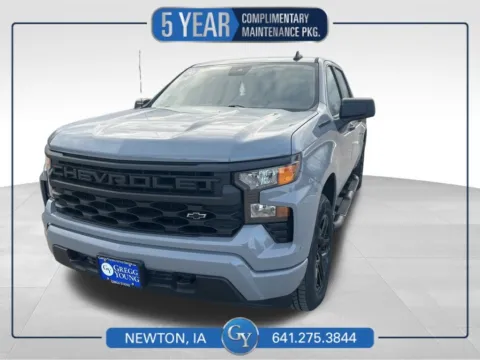 Gray 2024 Chevrolet Silverado 1500 Custom for sale in Newton, IA