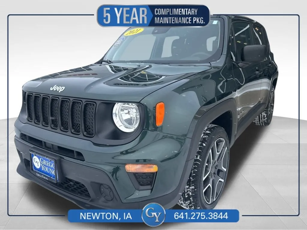 Green 2021 Jeep Renegade Sport for sale in Newton, IA