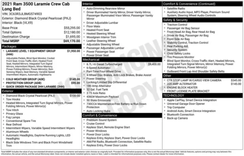 Photos of 2021 Ram 3500 Laramie for sale in Newton, IA at Gregg Young Cadillac of Newton