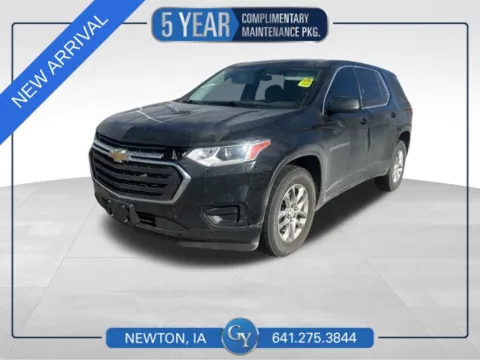 Black 2020 Chevrolet Traverse LS for sale in Newton, IA