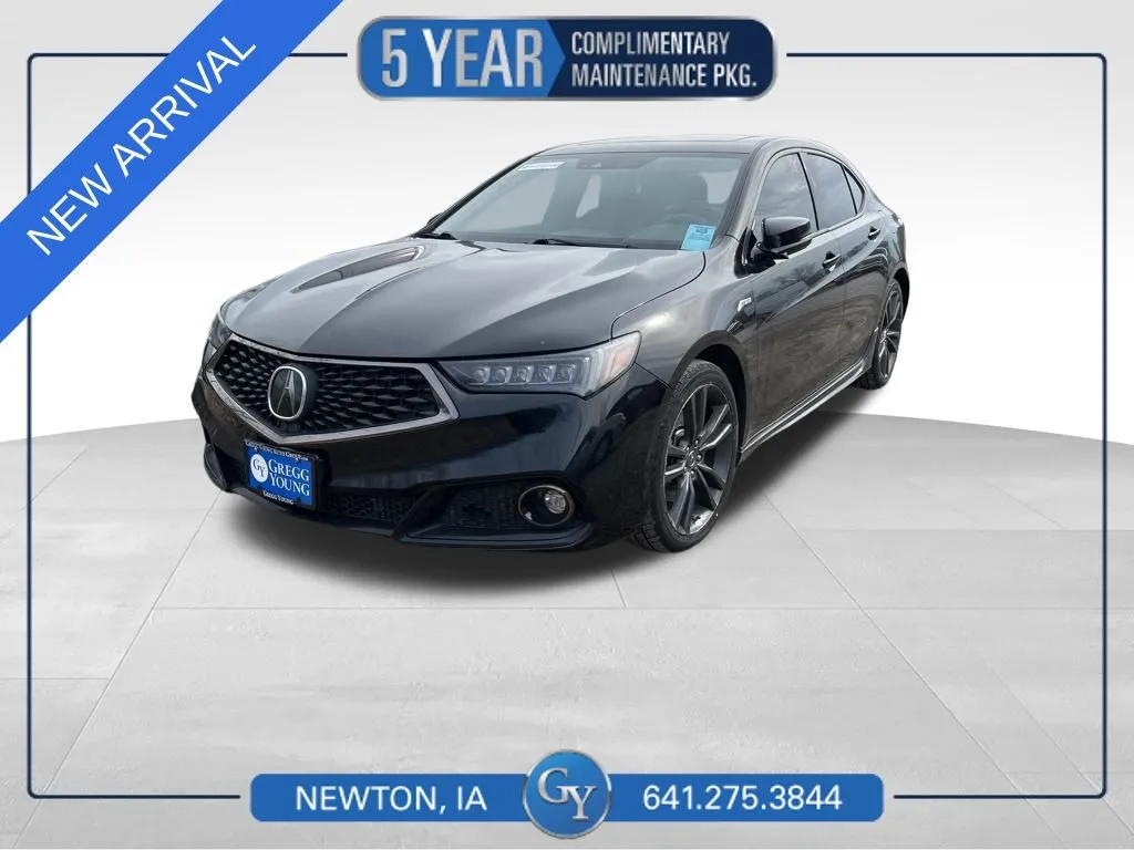 Black 2019 Acura TLX 3.5L Technology Pkg w/A-Spec Pkg for sale in Newton, IA