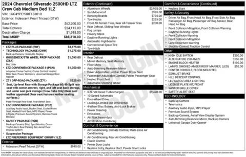 Photos of 2024 Chevrolet Silverado 2500HD LTZ for sale in Newton, IA at Gregg Young Cadillac of Newton