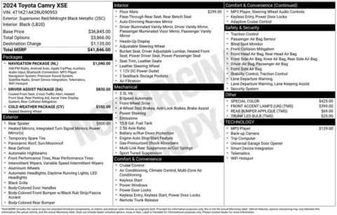 Photos of 2024 Toyota Camry XSE V6 for sale in Newton, IA at Gregg Young Cadillac of Newton