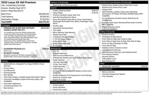 Photos of 2020 Lexus GX 460 for sale in Newton, IA at Gregg Young Cadillac of Newton