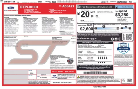 Photos of 2025 Ford Explorer ST for sale in Newton, IA at Gregg Young Cadillac of Newton