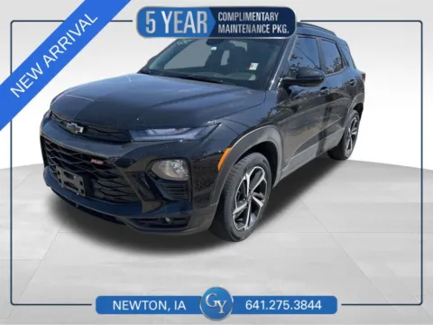 Black 2023 Chevrolet TrailBlazer RS for sale in Newton, IA