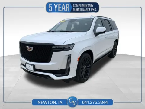 White 2022 Cadillac Escalade Sport Platinum for sale in Newton, IA