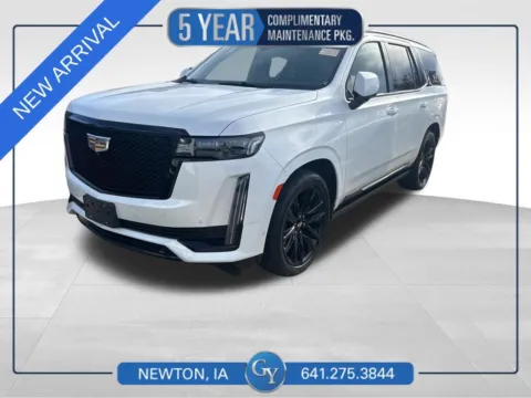 White 2022 Cadillac Escalade Sport Platinum for sale in Newton, IA