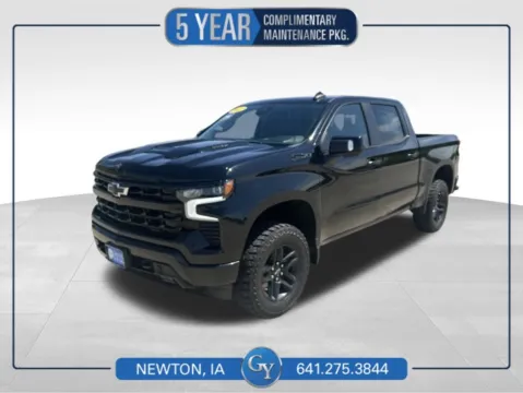 Black 2022 Chevrolet Silverado 1500 LT Trail Boss for sale in Newton, IA