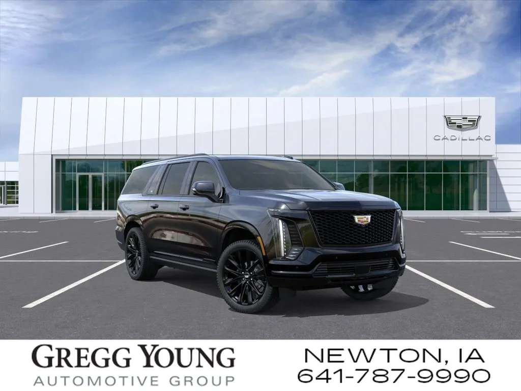 Black 2026 Cadillac Escalade ESV Platinum Edition for sale in Newton, IA