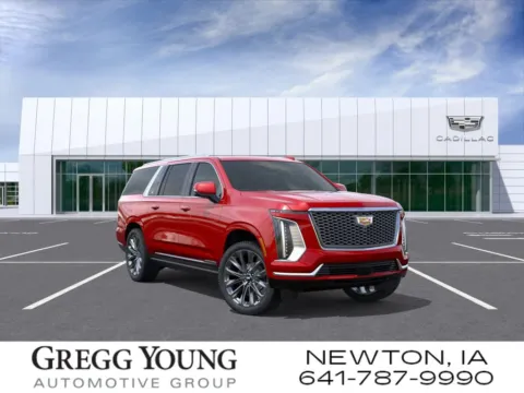 Red 2026 Cadillac Escalade ESV Platinum Edition for sale in Newton, IA