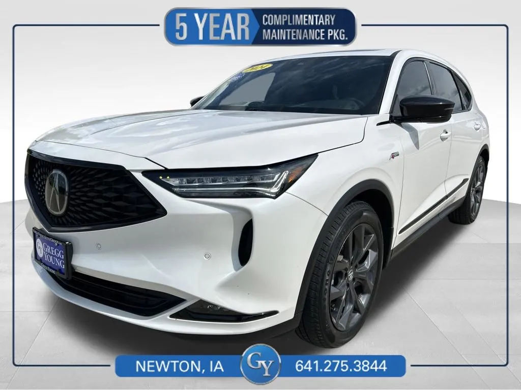 White 2024 Acura MDX A-Spec for sale in Newton, IA