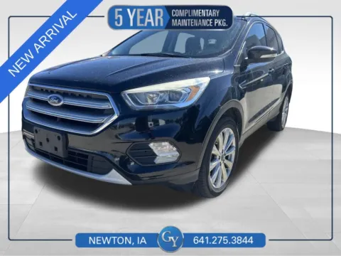 Black 2017 Ford Escape Titanium for sale in Newton, IA