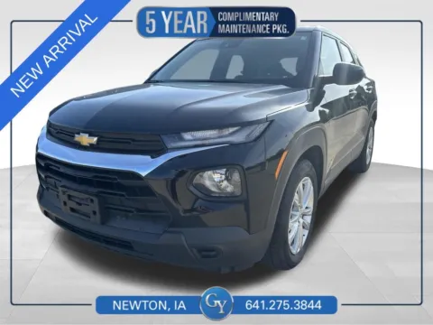 Black 2021 Chevrolet TrailBlazer LS for sale in Newton, IA