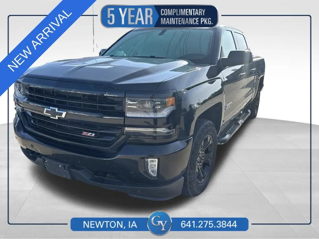 Black 2018 Chevrolet Silverado 1500 LTZ for sale in Newton, IA