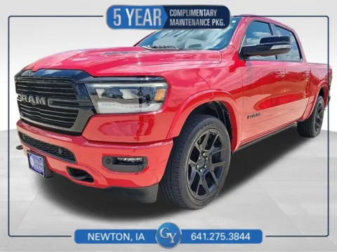 Red 2021 Ram 1500 Laramie for sale in Newton, IA