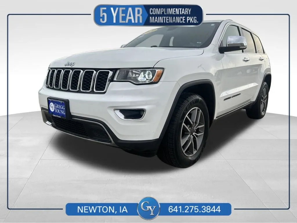 White 2020 Jeep Grand Cherokee Limited for sale in Newton, IA