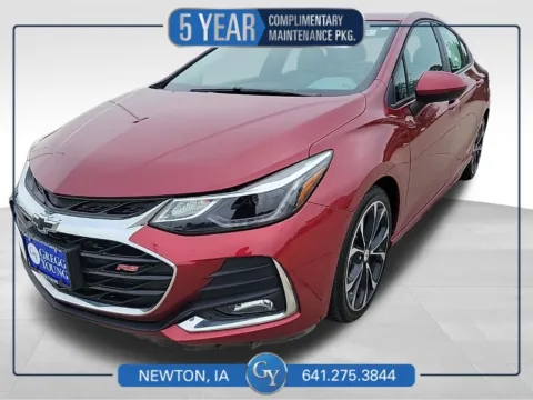 Red 2019 Chevrolet Cruze Premier for sale in Newton, IA