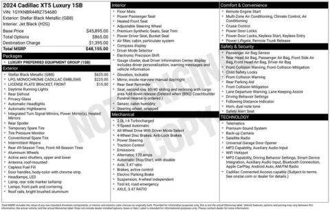 Photos of 2024 Cadillac XT5 Luxury for sale in Newton, IA at Gregg Young Cadillac of Newton