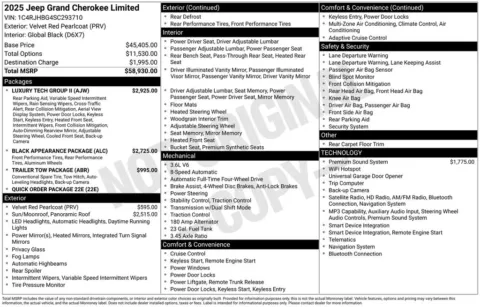 Photos of 2025 Jeep Grand Cherokee Limited for sale in Newton, IA at Gregg Young Cadillac of Newton