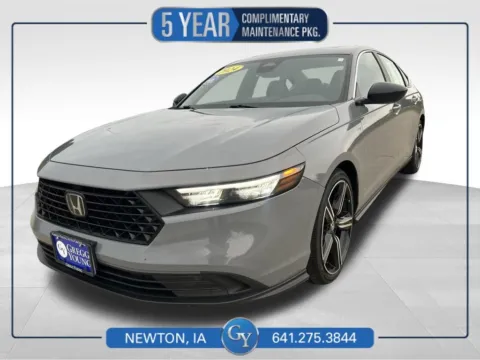 Silver 2024 Honda Accord Hybrid Sport for sale in Newton, IA
