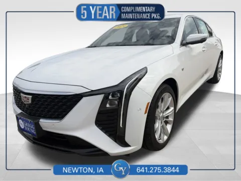 White 2025 Cadillac CT5 Premium Luxury for sale in Newton, IA
