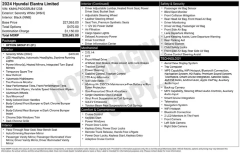 Photos of 2024 Hyundai Elantra Limited for sale in Newton, IA at Gregg Young Cadillac of Newton