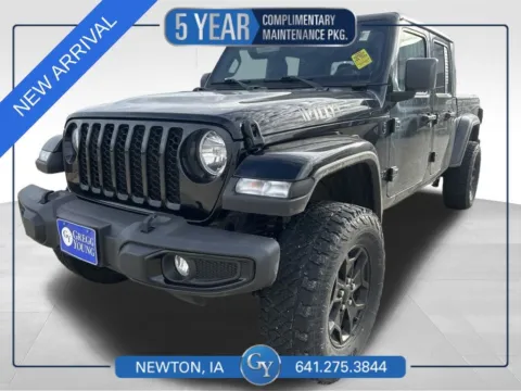 Black 2021 Jeep Gladiator Willys for sale in Newton, IA