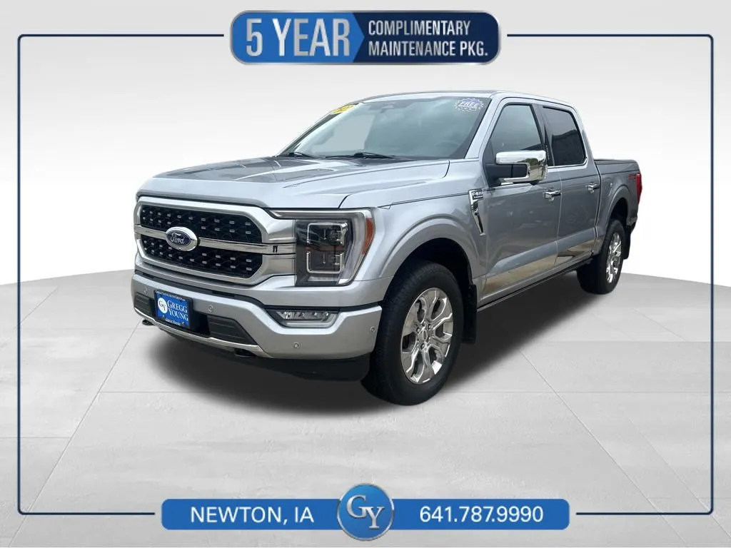Silver 2022 Ford F-150 Platinum for sale in Newton, IA