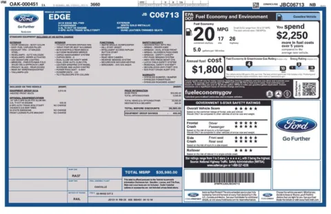 Photos of 2018 Ford Edge SEL for sale in Newton, IA at Gregg Young Cadillac of Newton